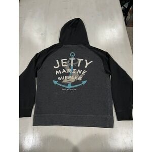 jetty‎ marine supply hoodie size medium